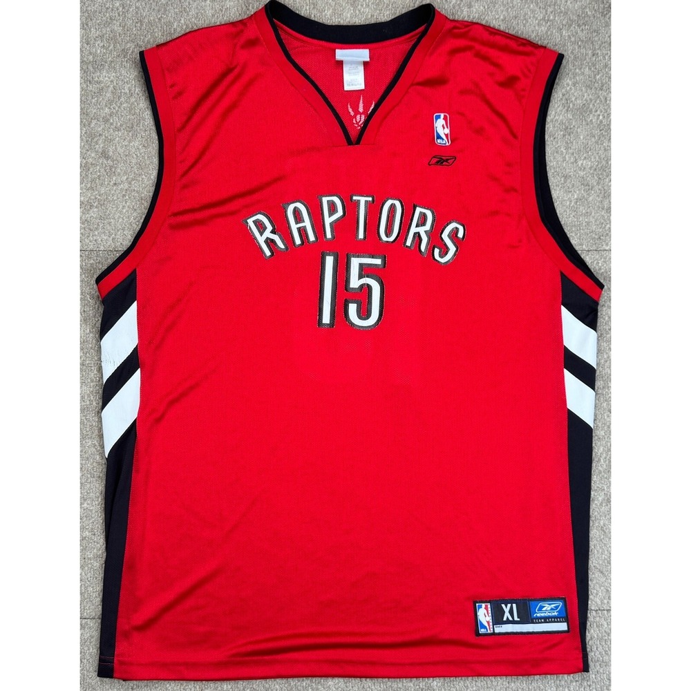 Reebok NBA Vintage Toronto Raptors #15‎ Vince Carter Basketball Jersey Size XL